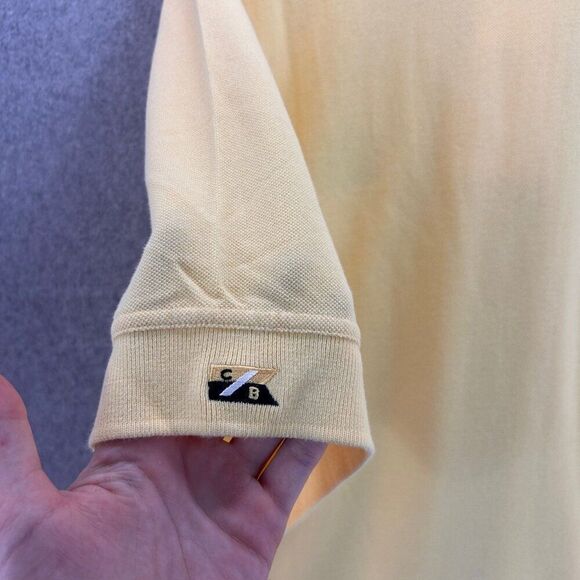 Men's Cutter & Buck Size Large Ryder Cup The Country Club Yellow Polo Shirt Golf - Picture 5 of 10